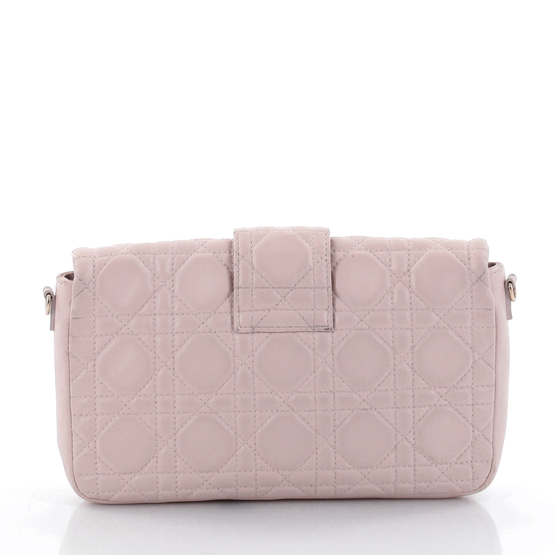 New Lock Pouch Cannage Quilt Lambskin Mini