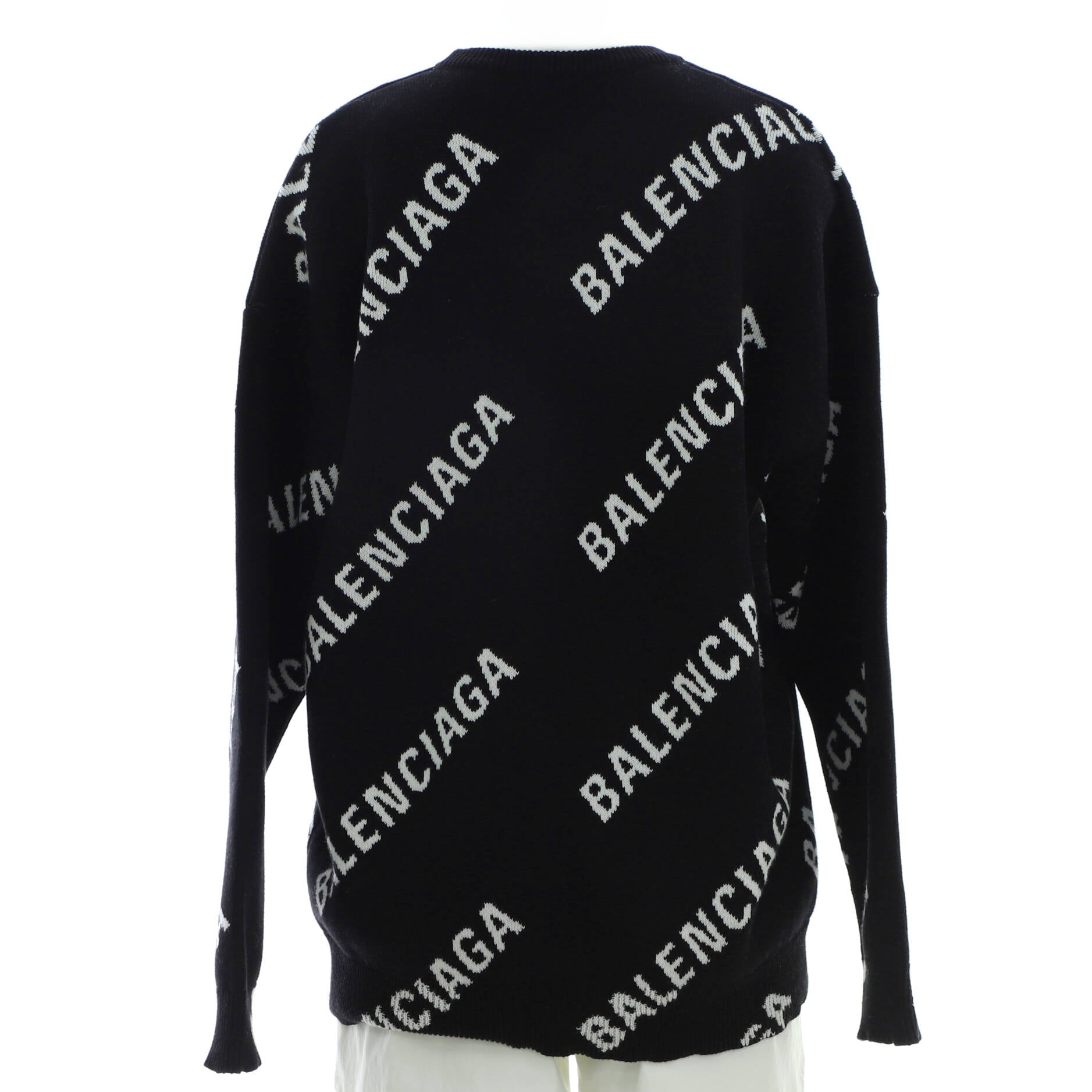 All Over Logo Sweater Cotton Blend