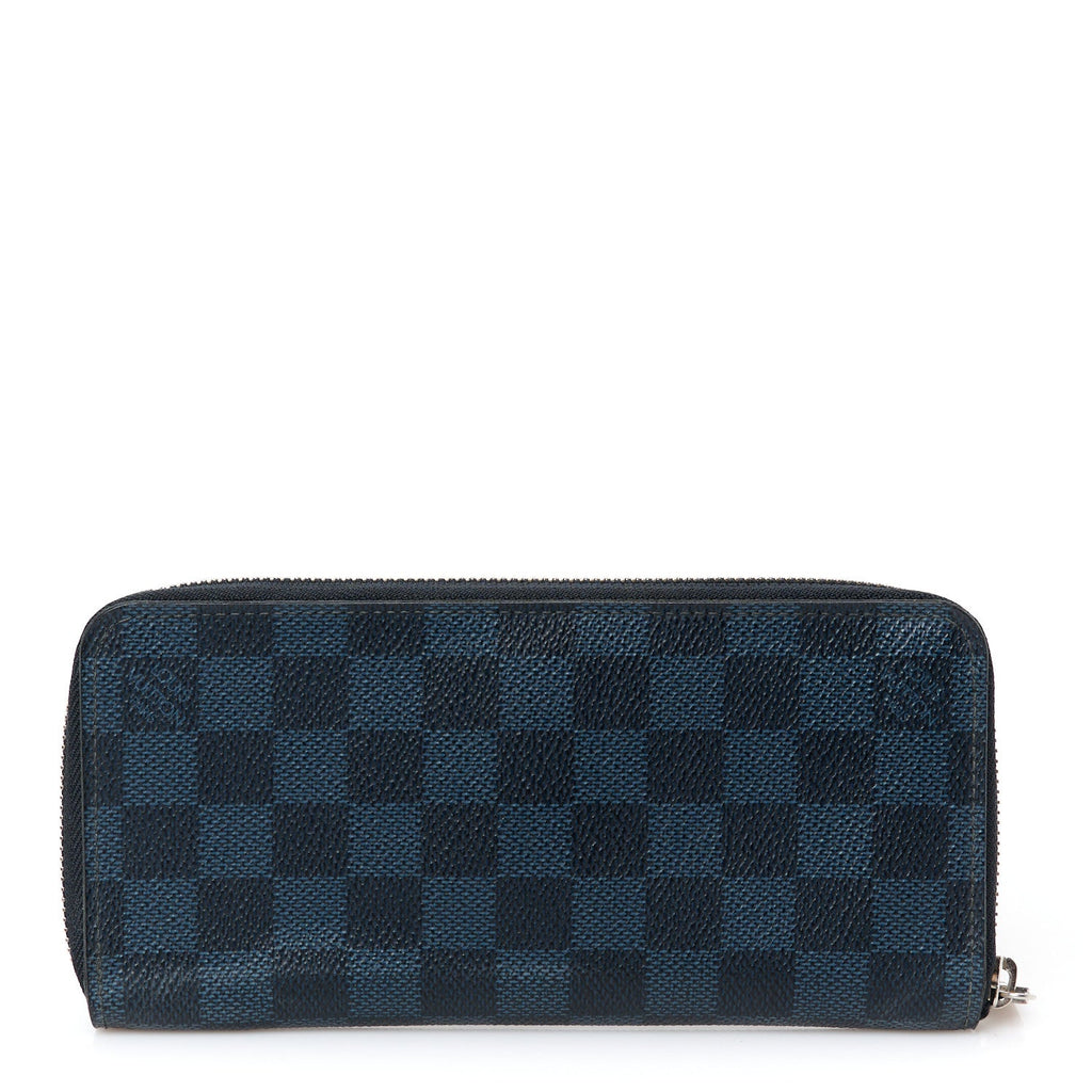 Damier Cobalt Zippy Wallet Vertical