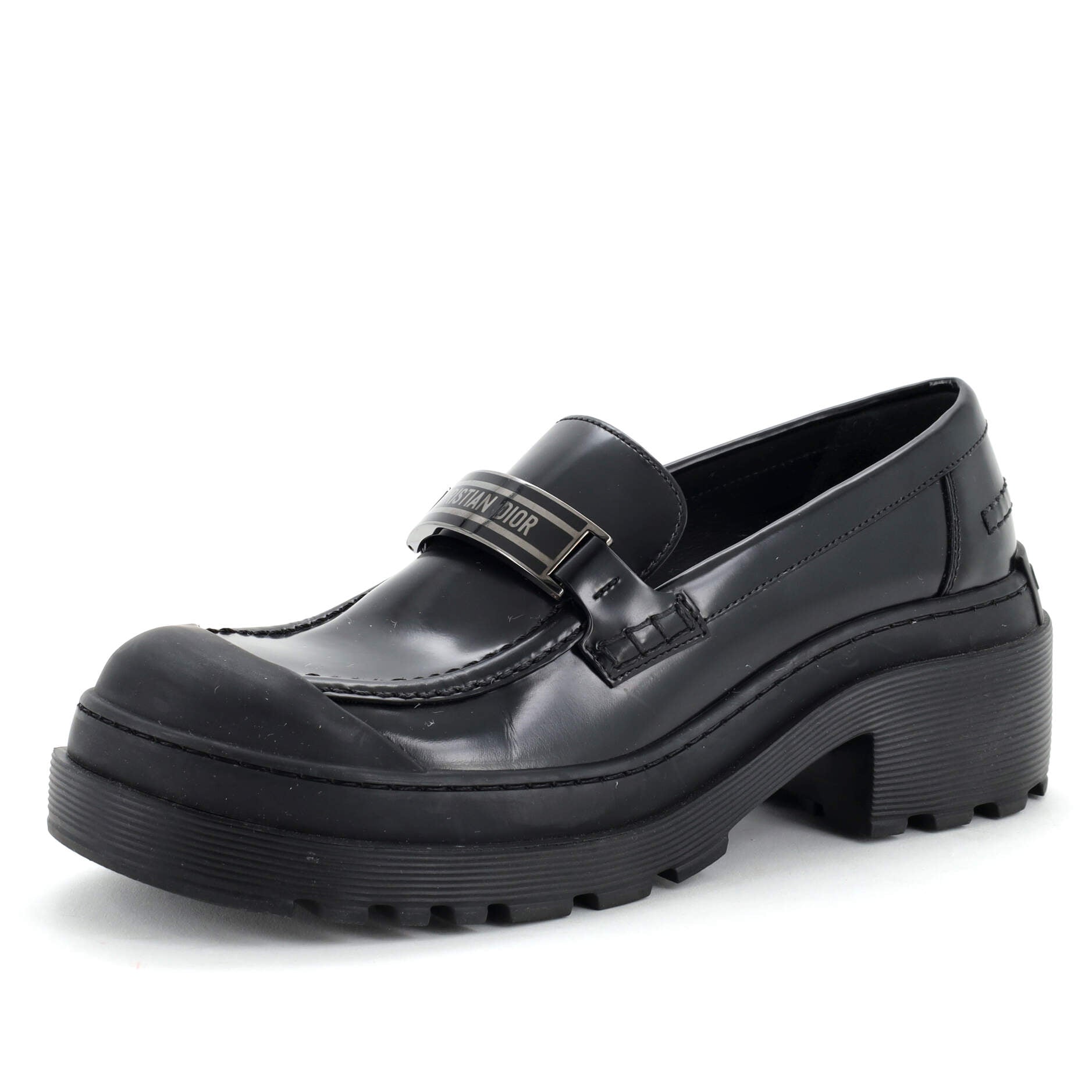 Women's Code Platform Loafers Leather