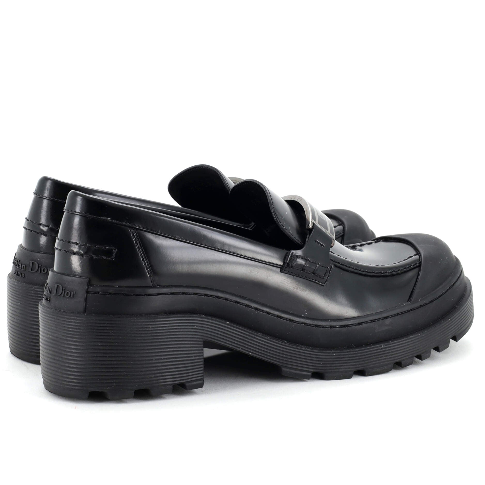 Women's Code Platform Loafers Leather
