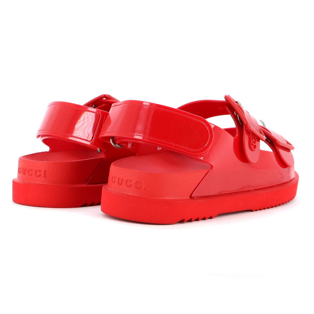 Women's Mini GG Slingback Sandals Rubber