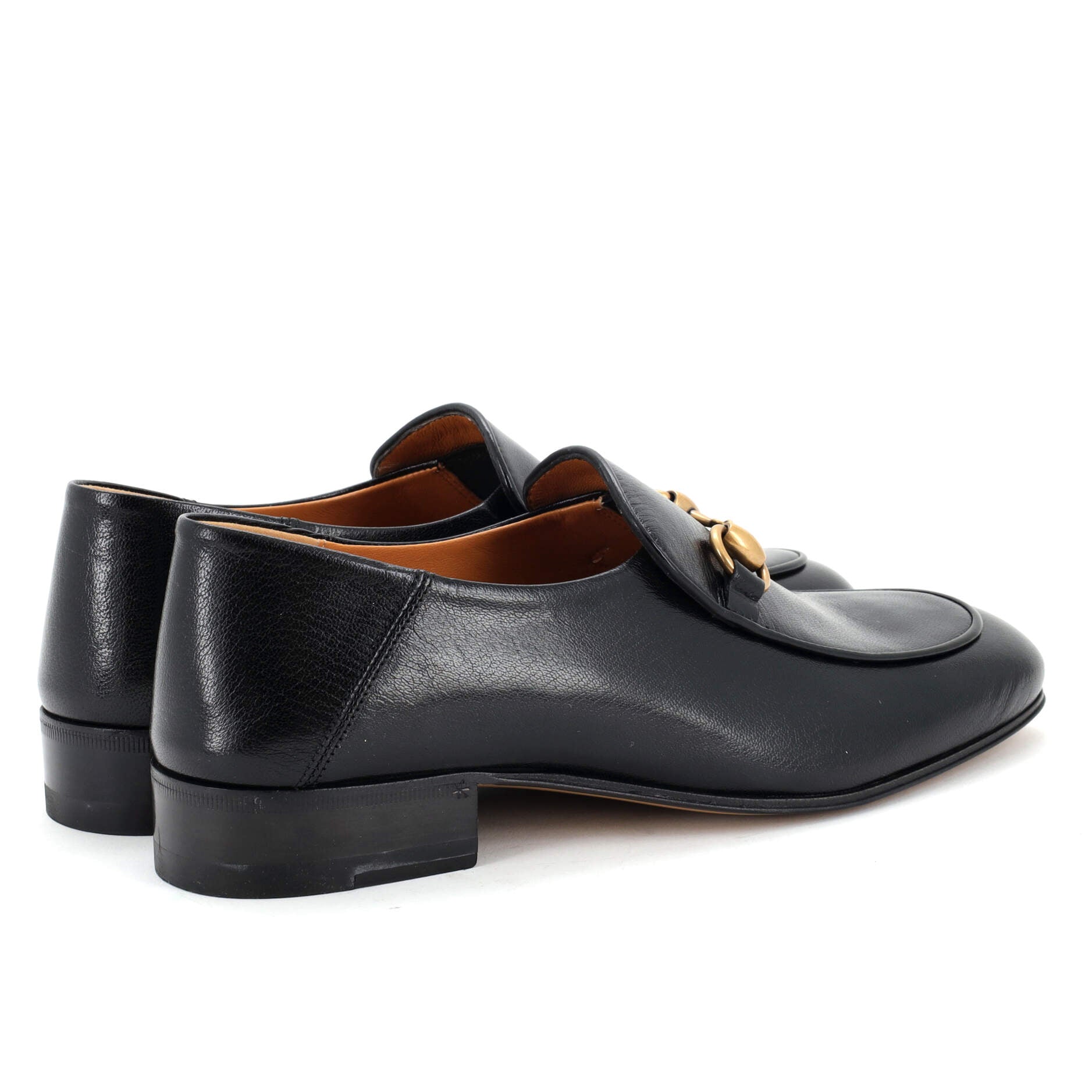 Women's Horsebit Mid-Heel Loafers Leather