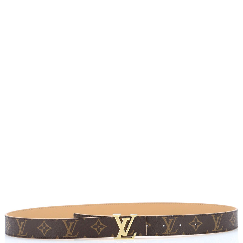 LV Initiales Reversible Belt Monogram Canvas and Leather Medium 90