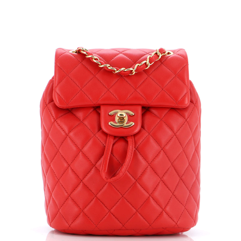 Urban Spirit Backpack Quilted Lambskin Mini