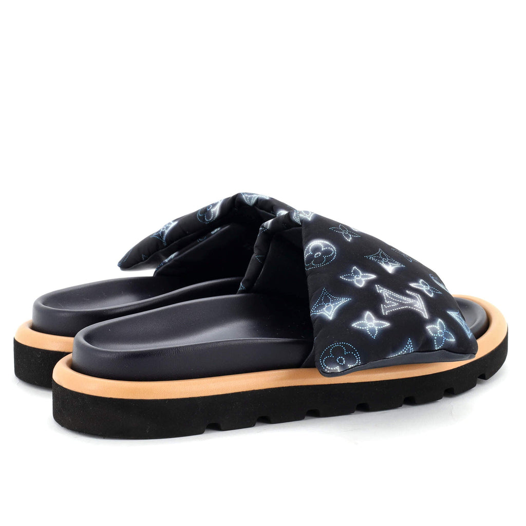 Women's Pool Pillow Comfort Mule Sandals Mahina Monogram Nylon