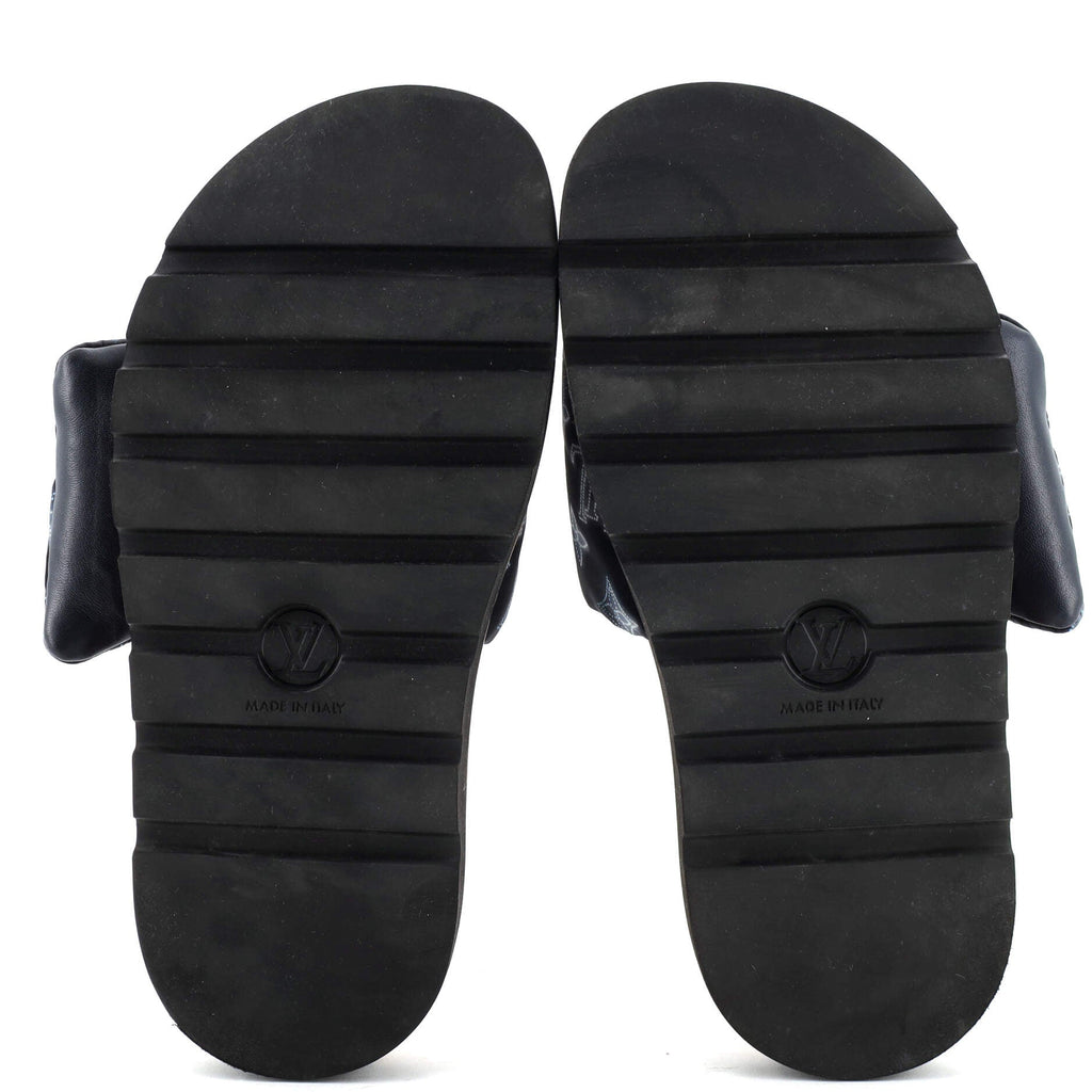 Women's Pool Pillow Comfort Mule Sandals Mahina Monogram Nylon