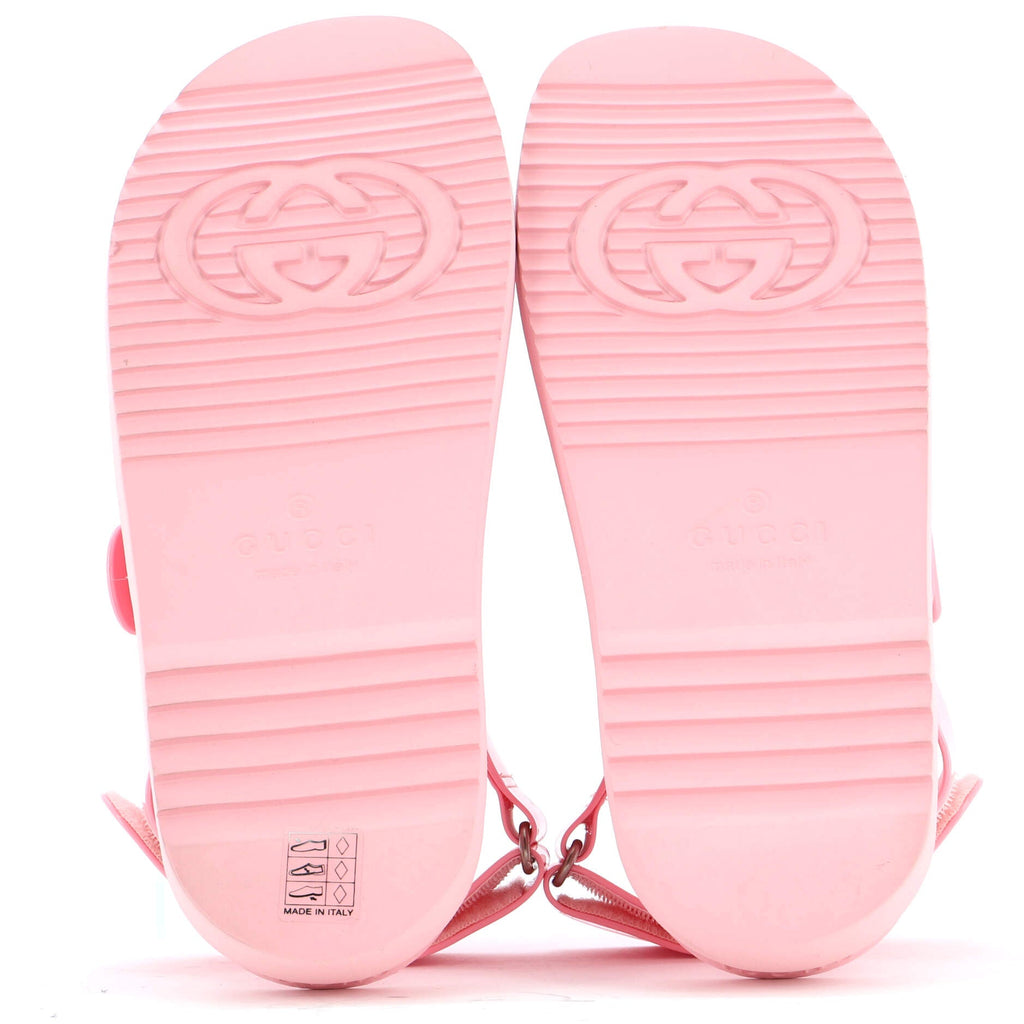 Women's Mini GG Slingback Sandals Rubber