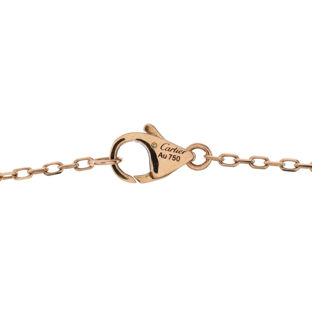 Juste un Clou Pendant Necklace 18K Rose Gold and Pave Diamonds