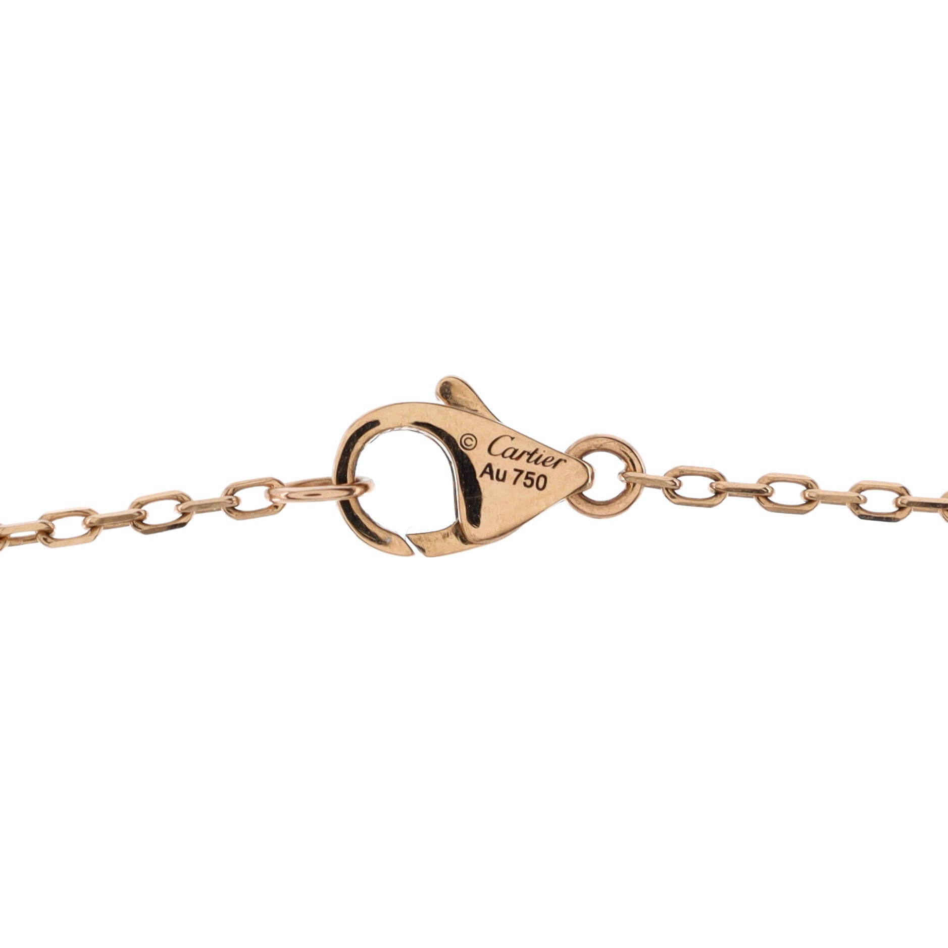 Juste un Clou Pendant Necklace 18K Rose Gold and Pave Diamonds