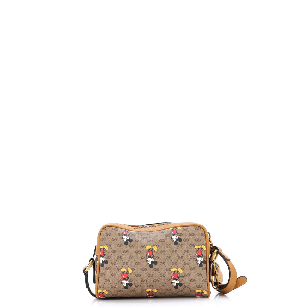 Disney Mickey Mouse Shoulder Bag Printed Mini GG Coated Canvas Mini