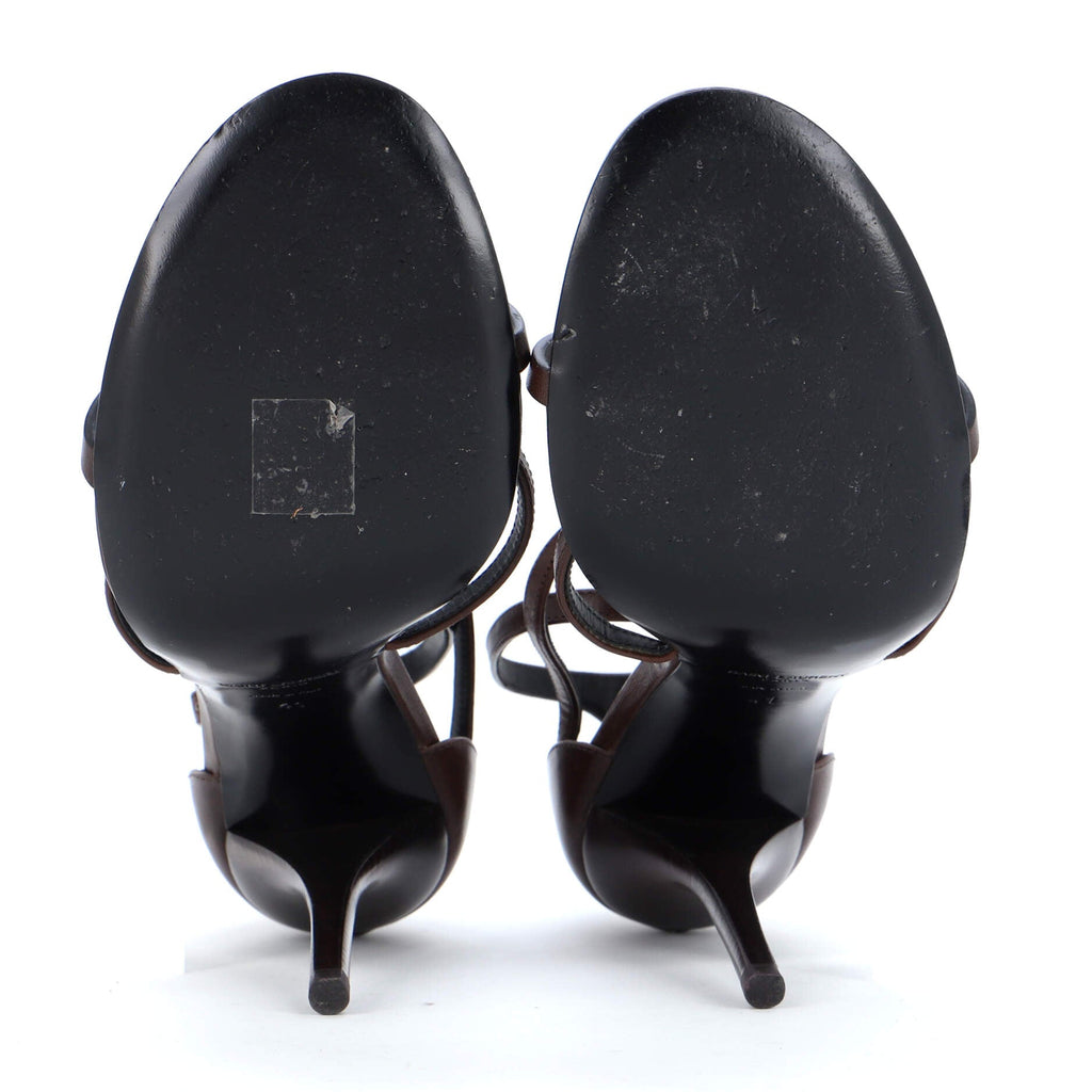 Women's Cassandra Heeled Sandals Leather 100
