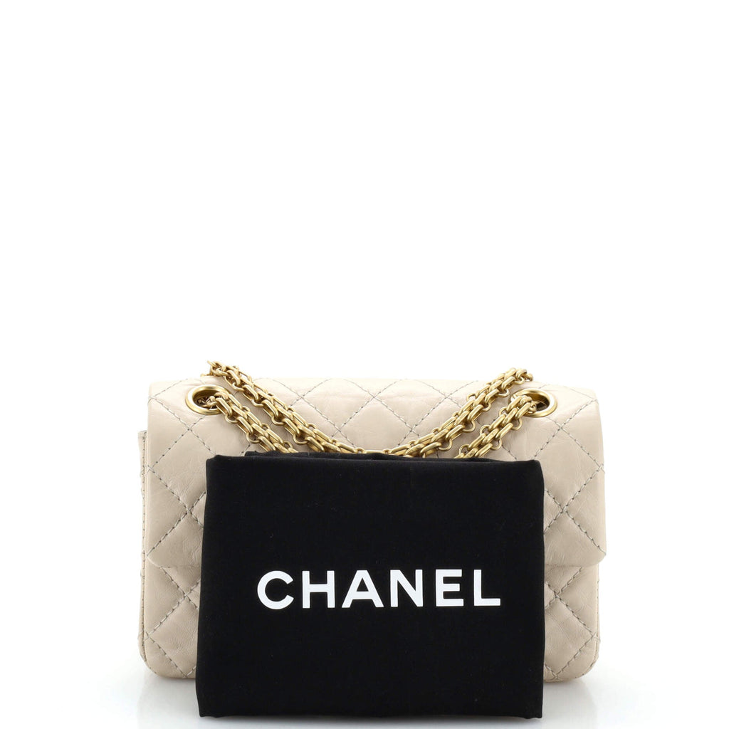 Reissue 2.55 Flap Bag Quilted Aged Calfskin Mini