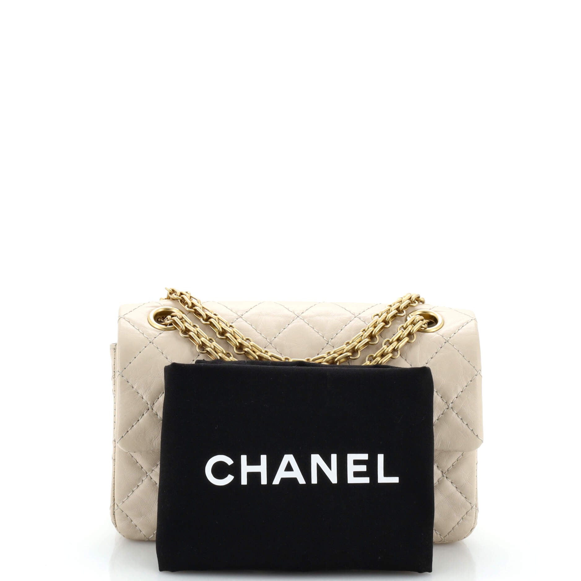 Reissue 2.55 Flap Bag Quilted Aged Calfskin Mini