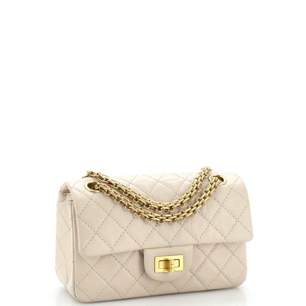 Reissue 2.55 Flap Bag Quilted Aged Calfskin Mini