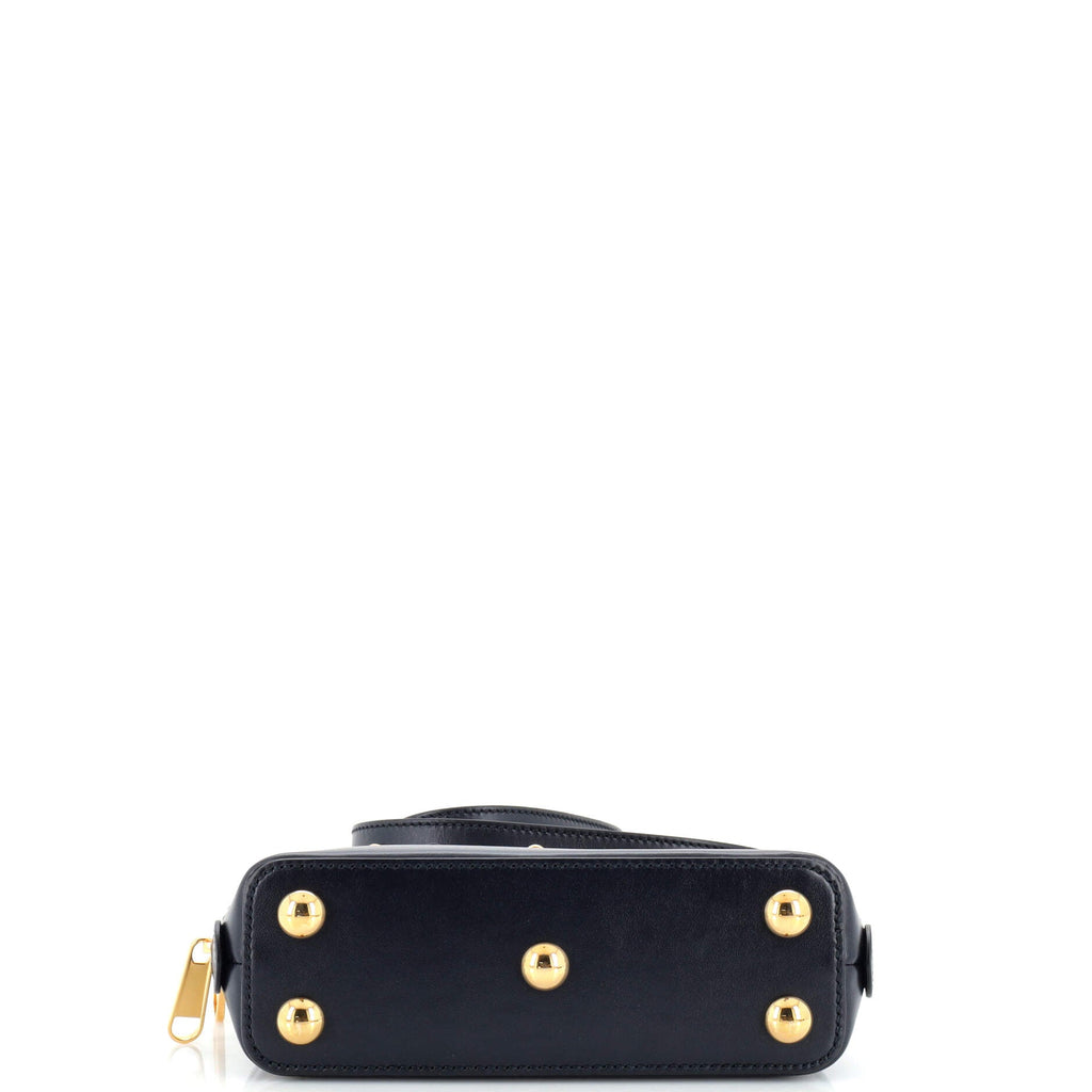 Horsebit 1955 Top Handle Bag Canvas Mini