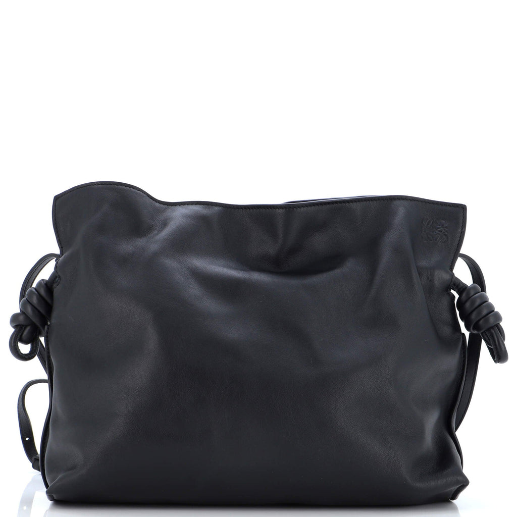 Flamenco Knot Clutch Leather Medium