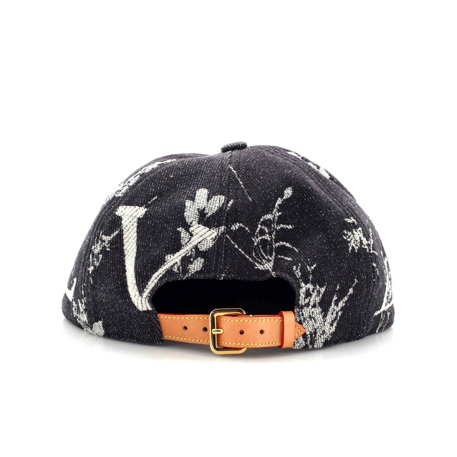 Easy Fit Baseball Cap Flower Printed Cotton