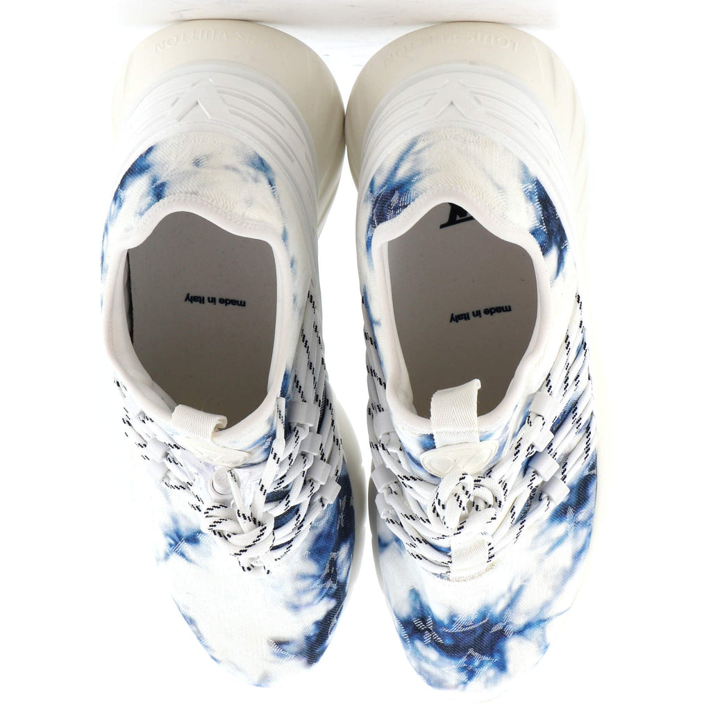 Men's Fastlane Sneakers Monogram Denim and Rubber