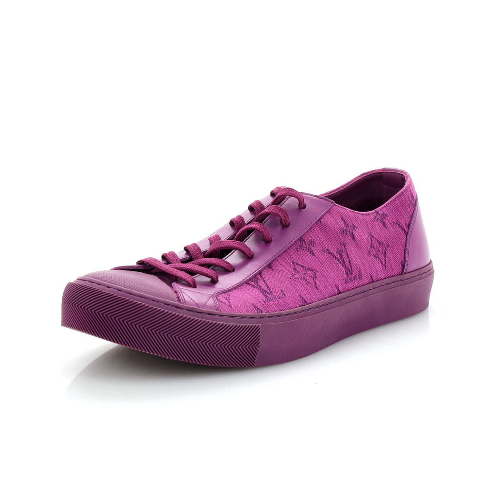 Men's Tattoo Low-Top Sneakers Monogram Canvas