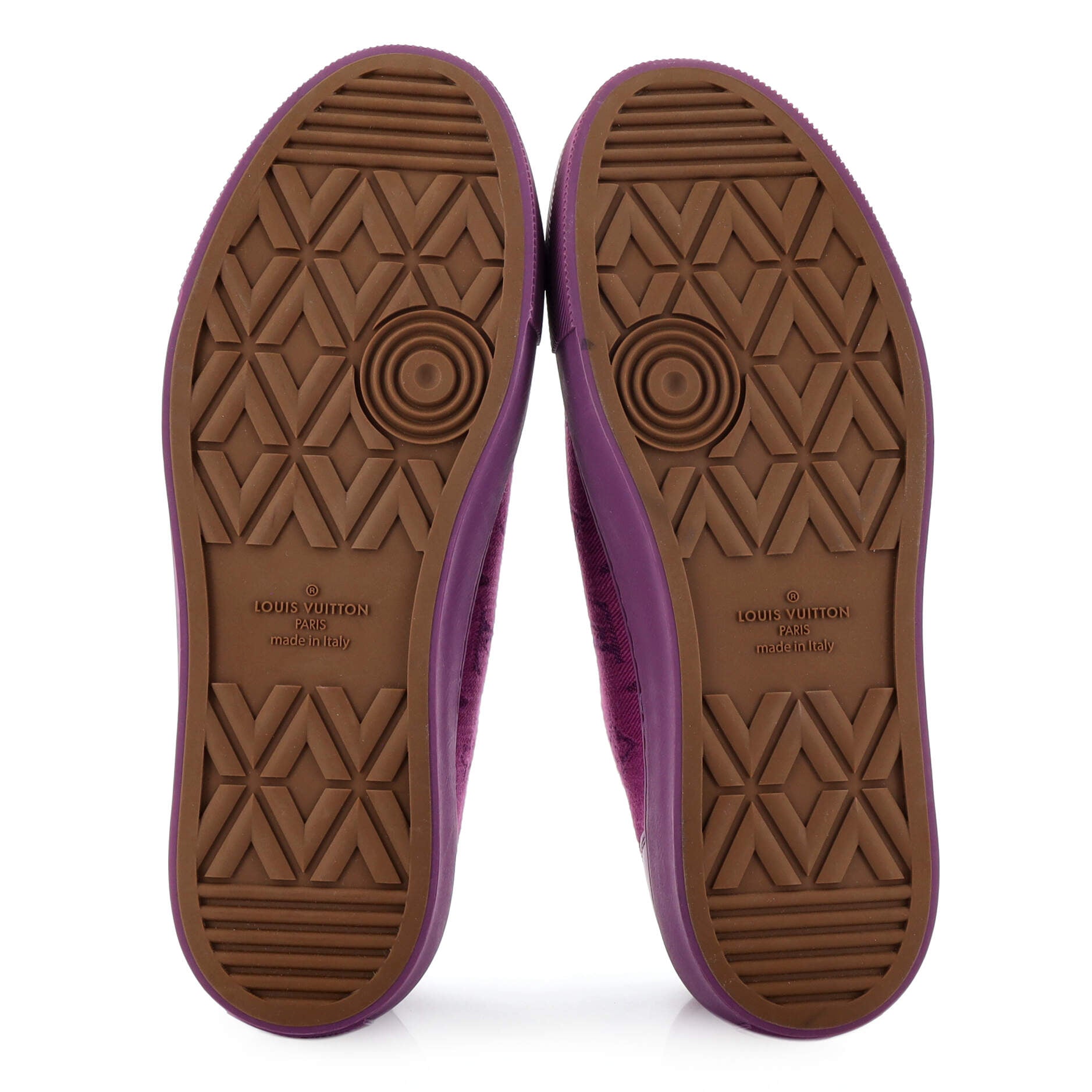 Men's Tattoo Low-Top Sneakers Monogram Canvas