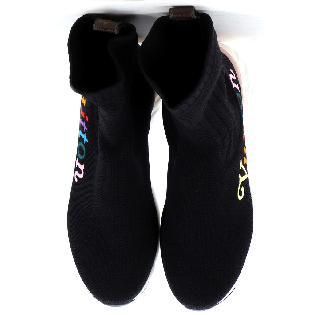 Women's After Game High-Top Sneaker Sock Boots Stretch Fabric