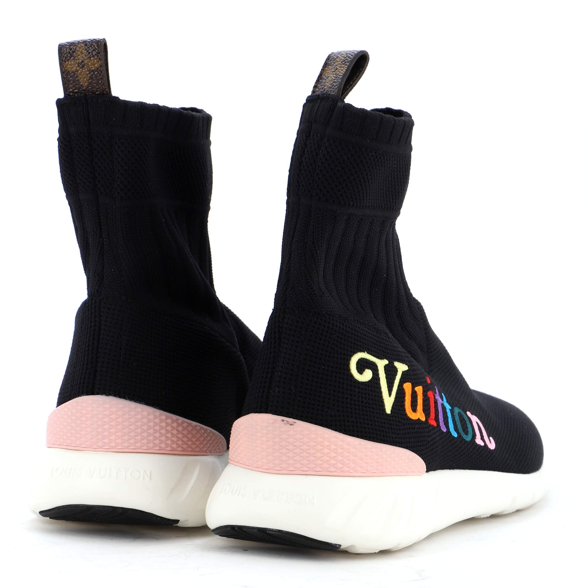 Women's After Game High-Top Sneaker Sock Boots Stretch Fabric