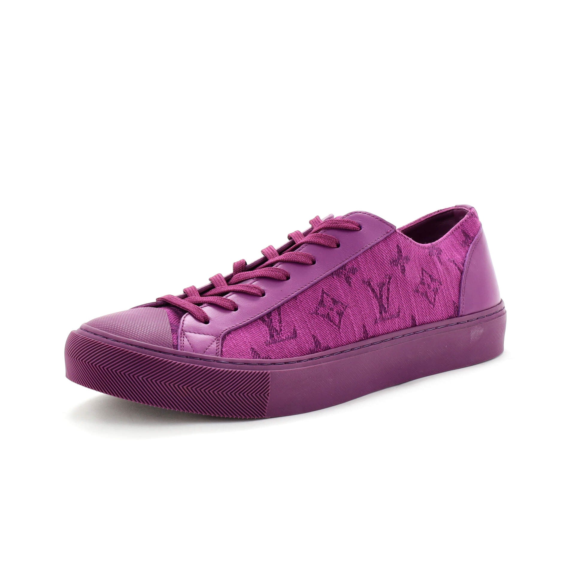 Men's Tattoo Low-Top Sneakers Monogram Canvas