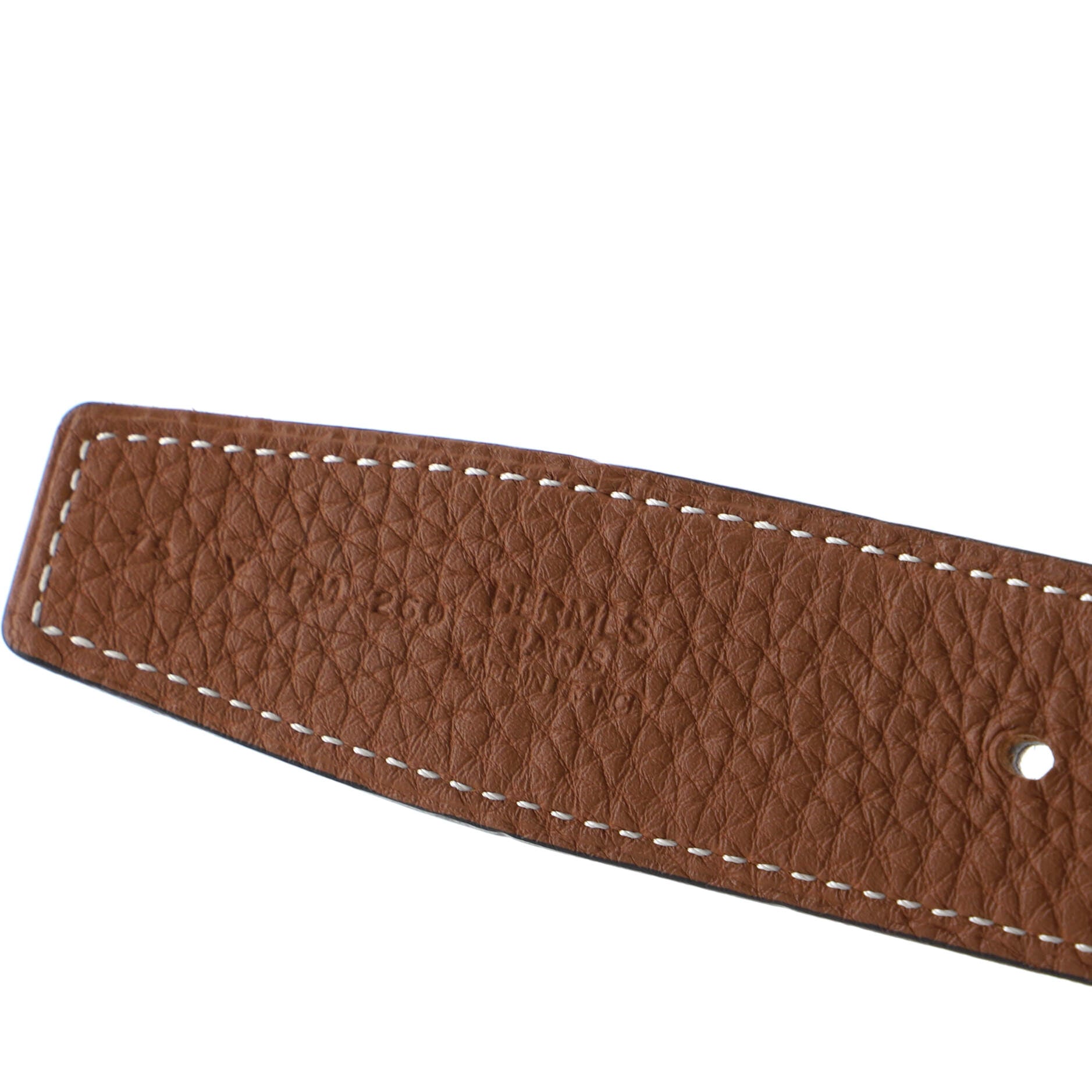Constance Reversible Belt Leather with Guilloche Hardware Medium 75