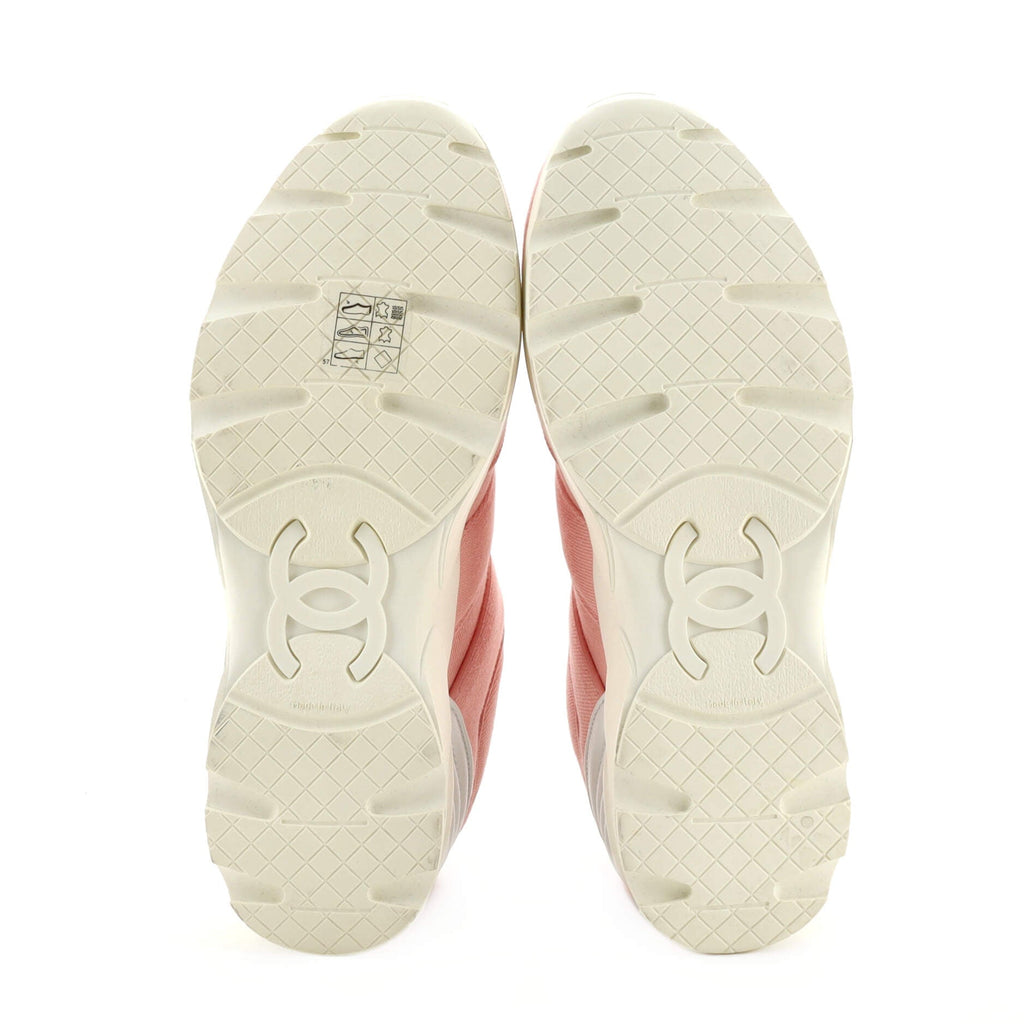 Women's CC Lace Up Sneakers Canvas with Leather