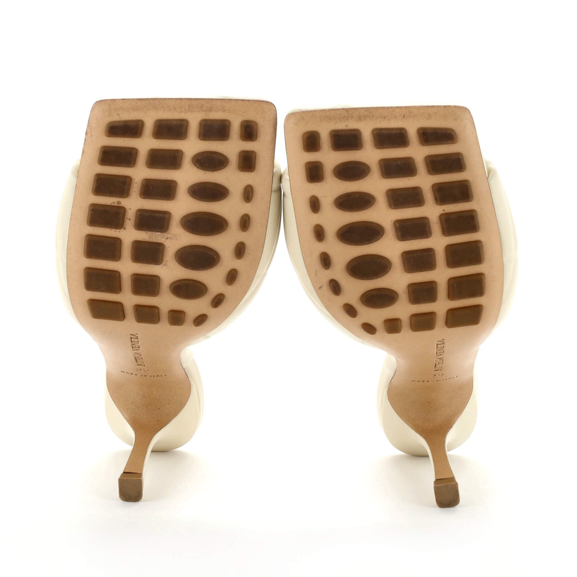 Women's Lido Heeled Sandals Quilted Embossed Leather