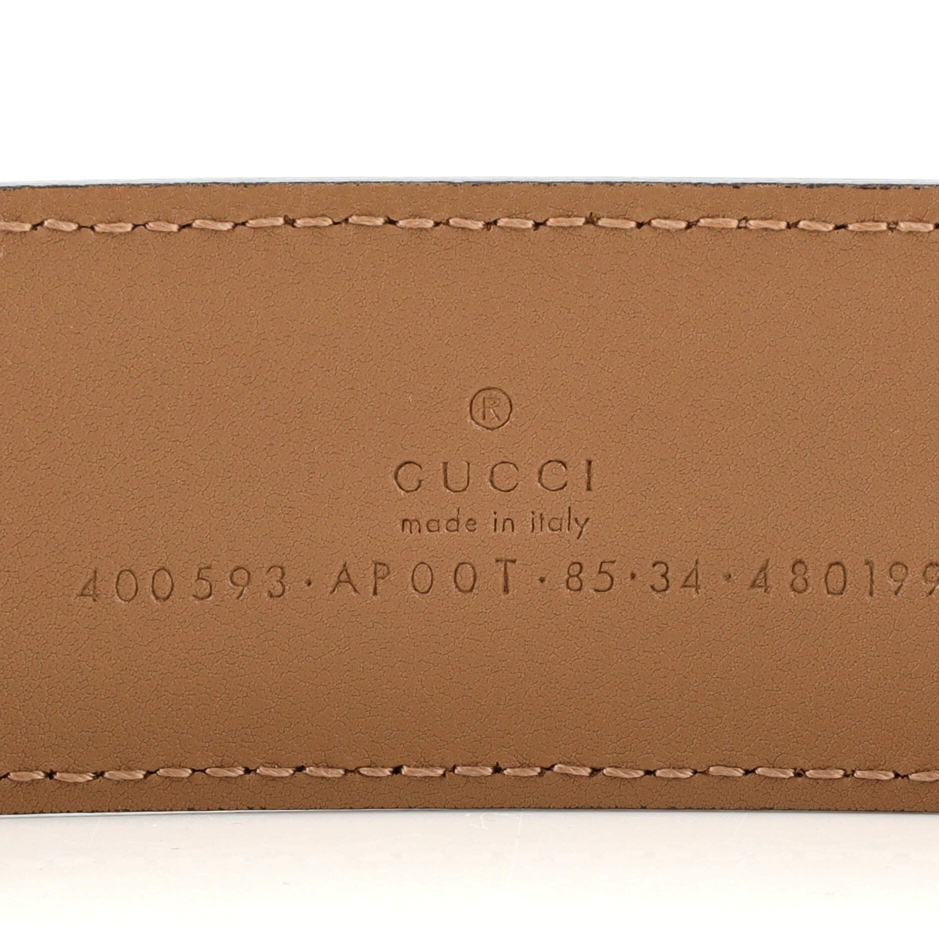 GG Marmont Belt Leather Medium 85