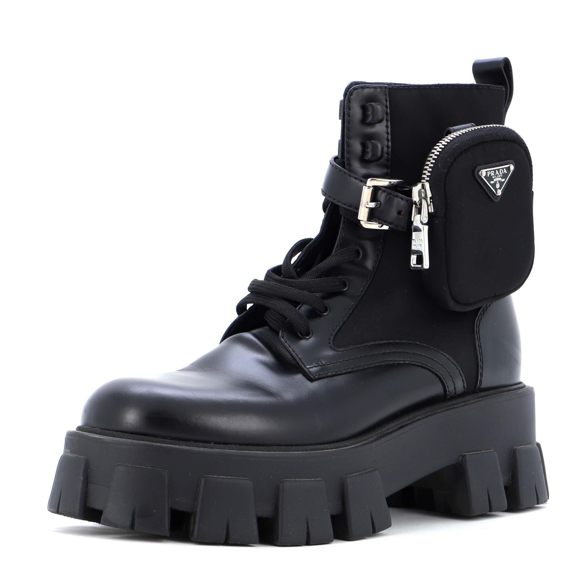 Monolith Combat Boots Leather and Nylon
