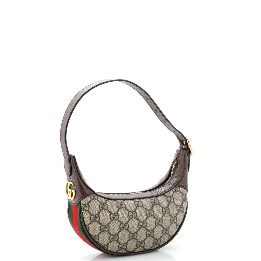 Ophidia Zip Hobo GG Coated Canvas Mini