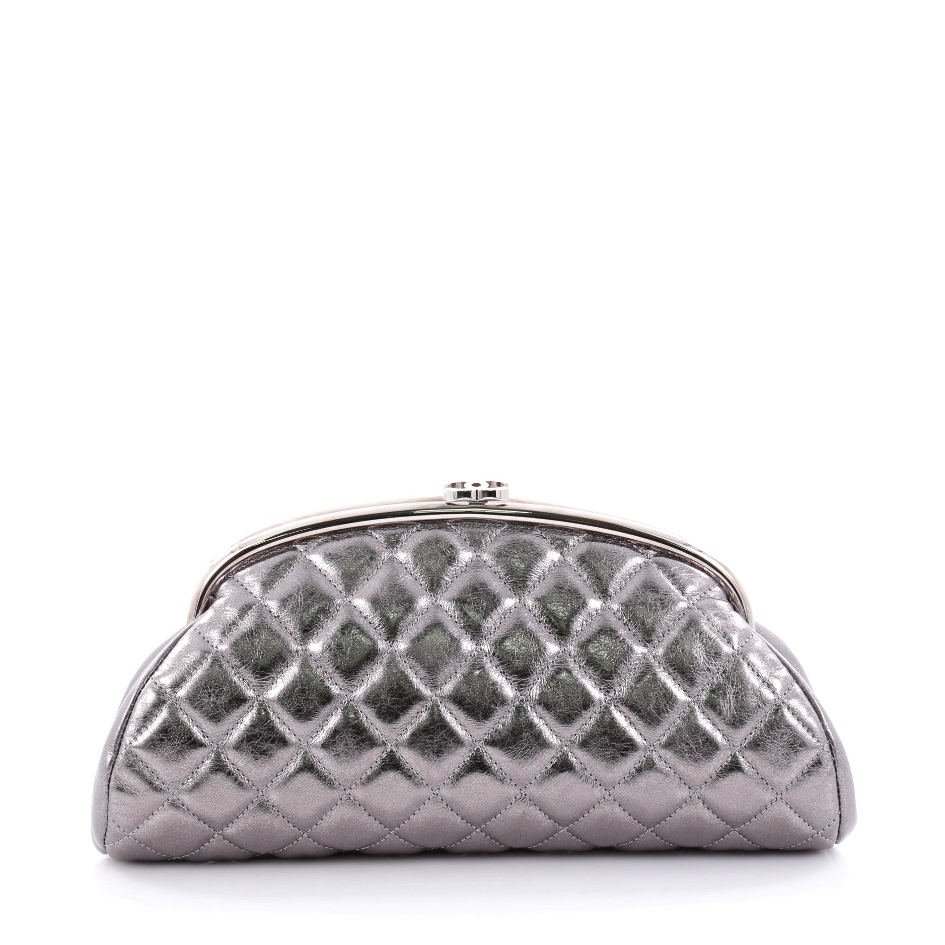 Timeless Clutch Quilted Aged Calfskin