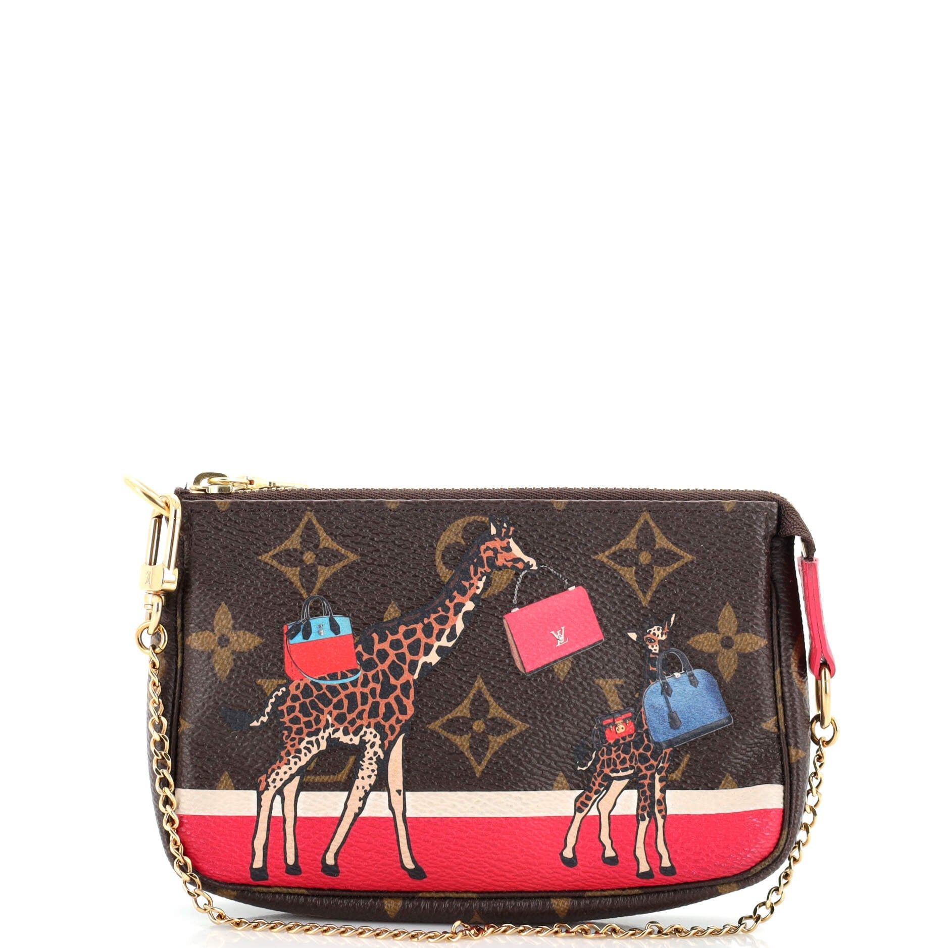 Pochette Accessoires Limited Edition Christmas Animation Monogram Canvas Mini