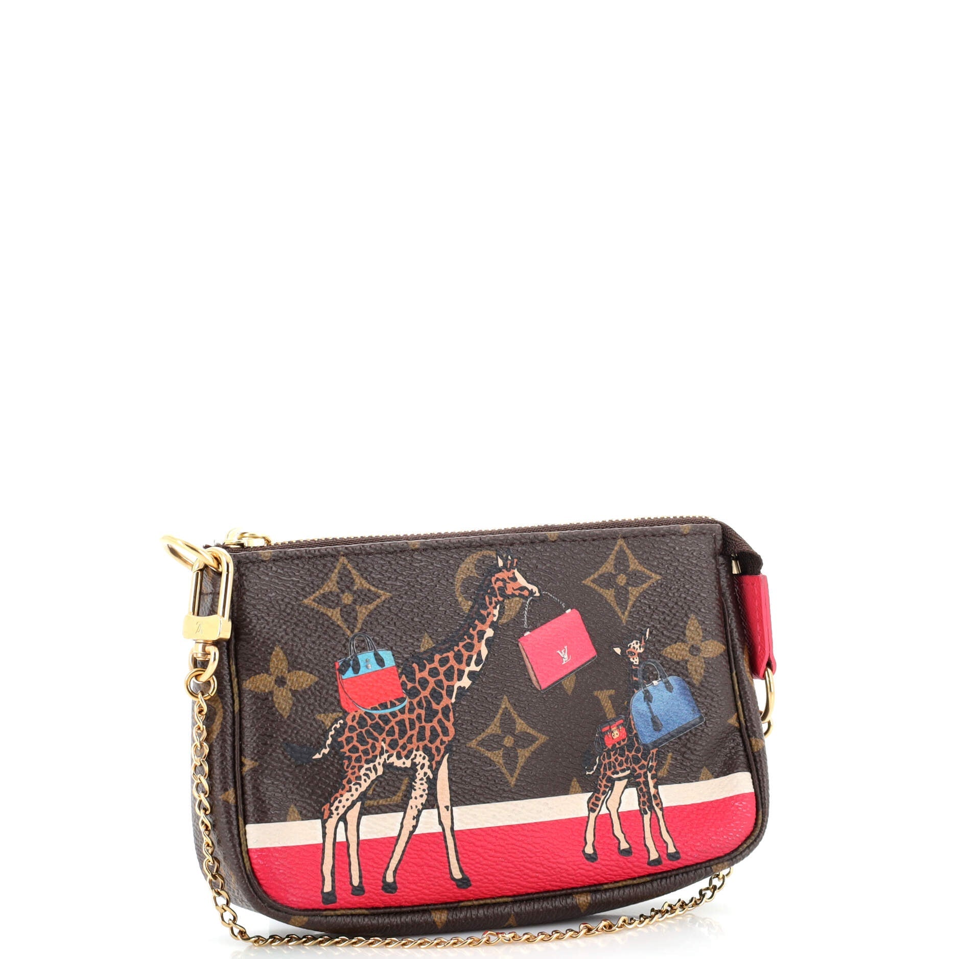 Pochette Accessoires Limited Edition Christmas Animation Monogram Canvas Mini