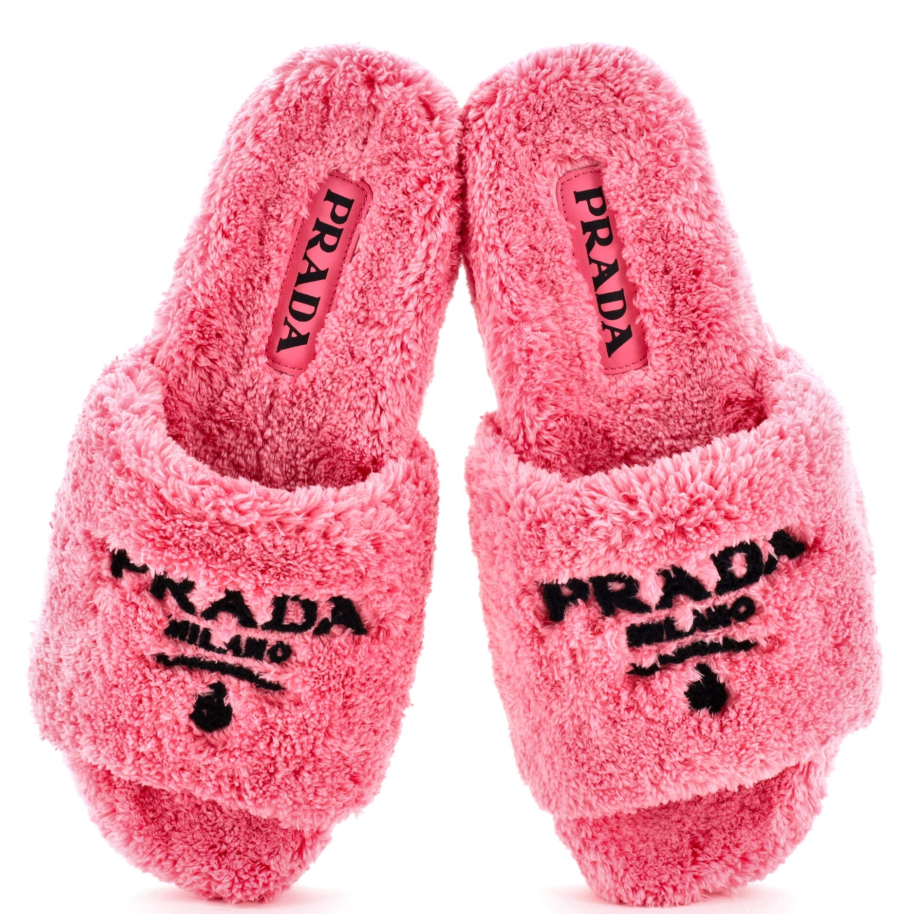Women's Logo Slide Sandals Terry Cloth