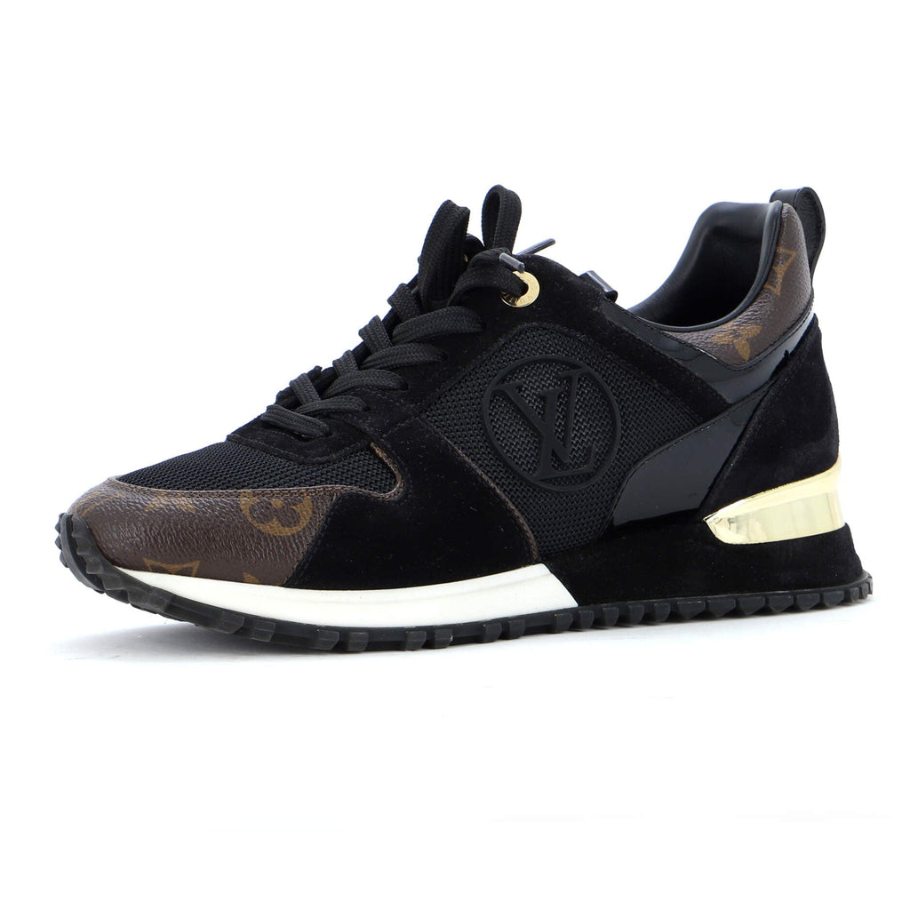 Women's Run Away Sneakers Mesh with Monogram Canvas and Suede