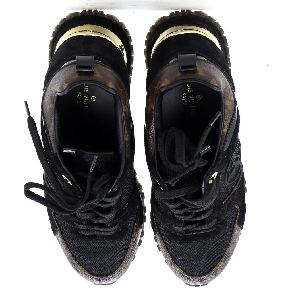 Women's Run Away Sneakers Mesh with Monogram Canvas and Suede