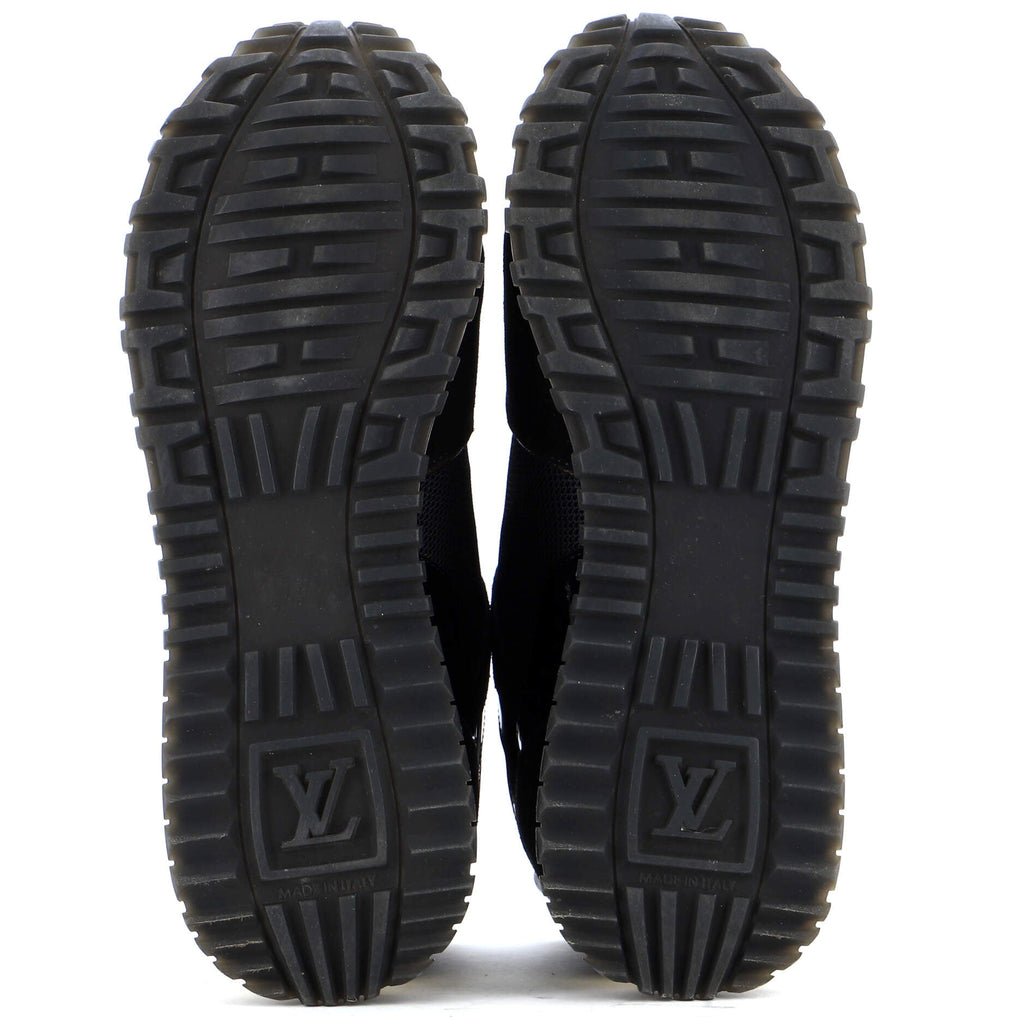 Women's Run Away Sneakers Mesh with Monogram Canvas and Suede