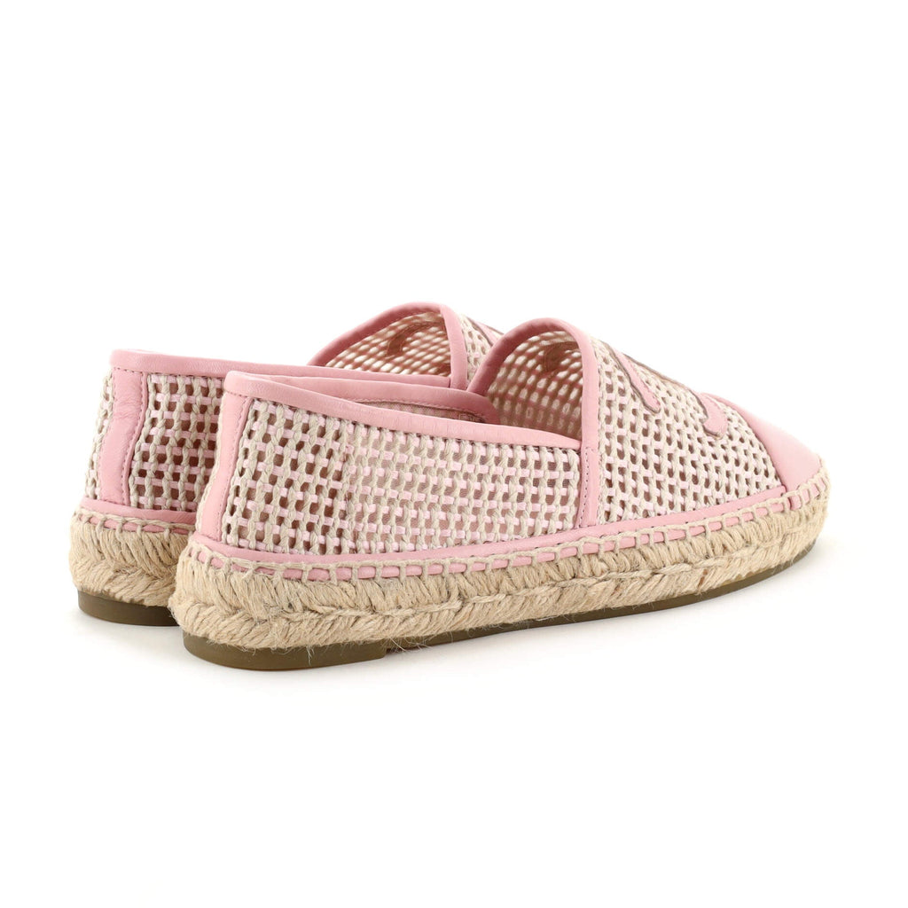 Women's CC Cap Toe Espadrilles Woven Mesh