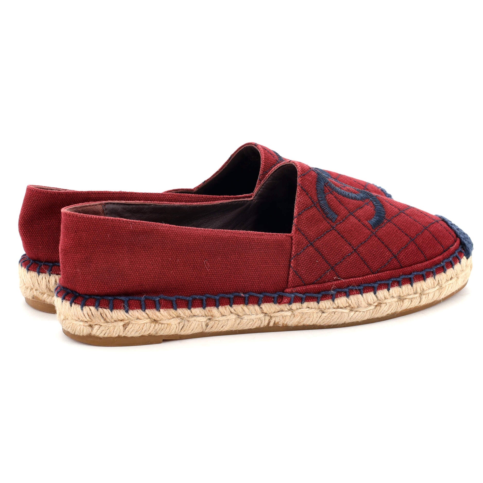 Women's CC Espadrilles Quilted Canvas