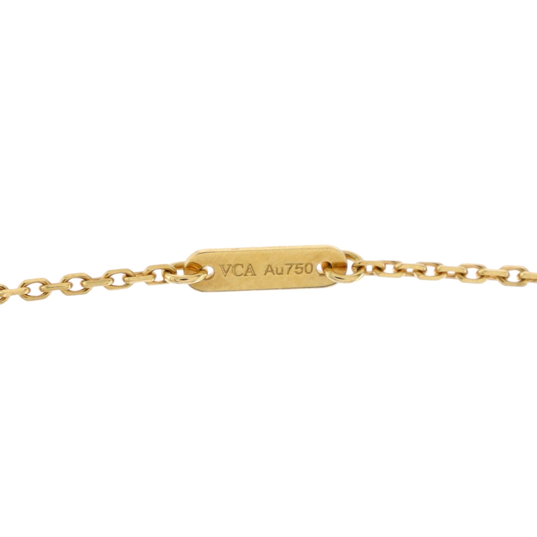 Frivole Pendant Necklace 18K Yellow Gold and Diamond Mini