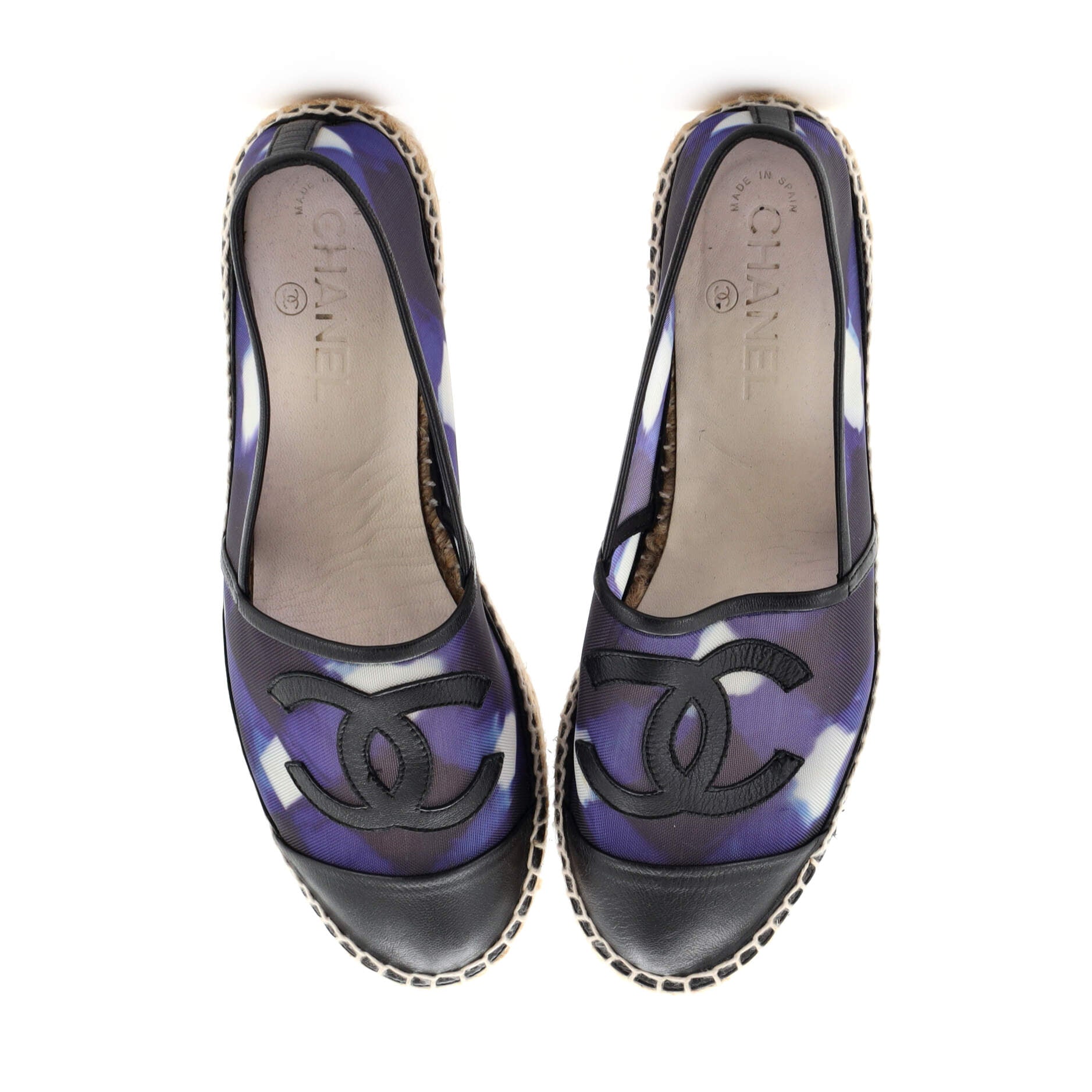 Women's CC Cap Toe Espadrilles Mesh