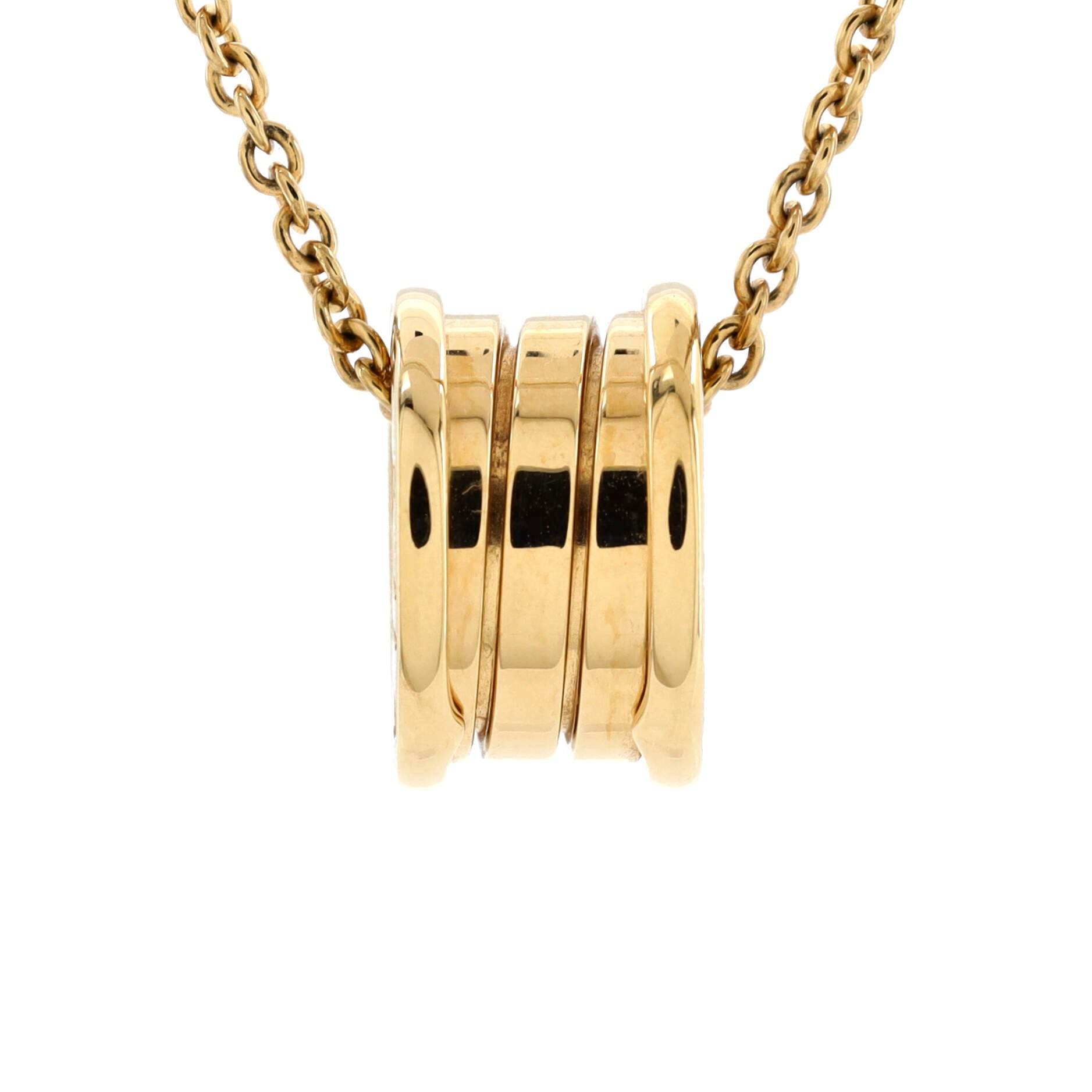 B.Zero1 Pendant Necklace 18K Yellow Gold Small