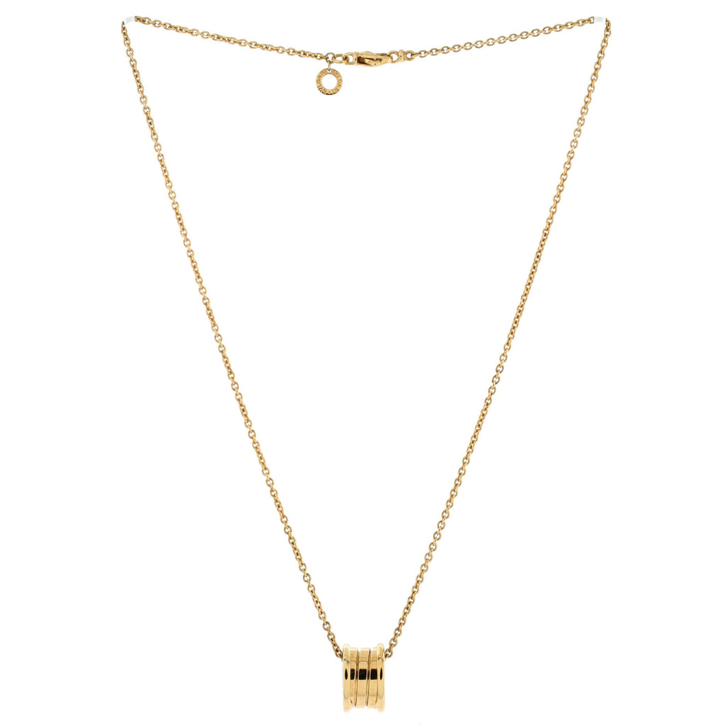 B.Zero1 Pendant Necklace 18K Yellow Gold Small