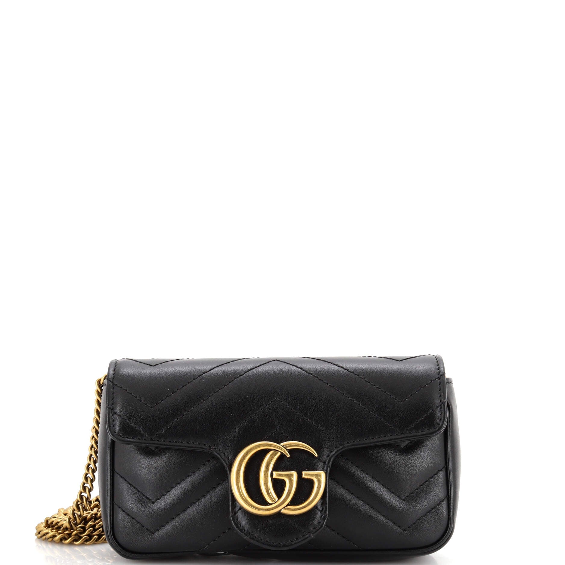 GG Marmont Flap Bag Matelasse Leather Super Mini