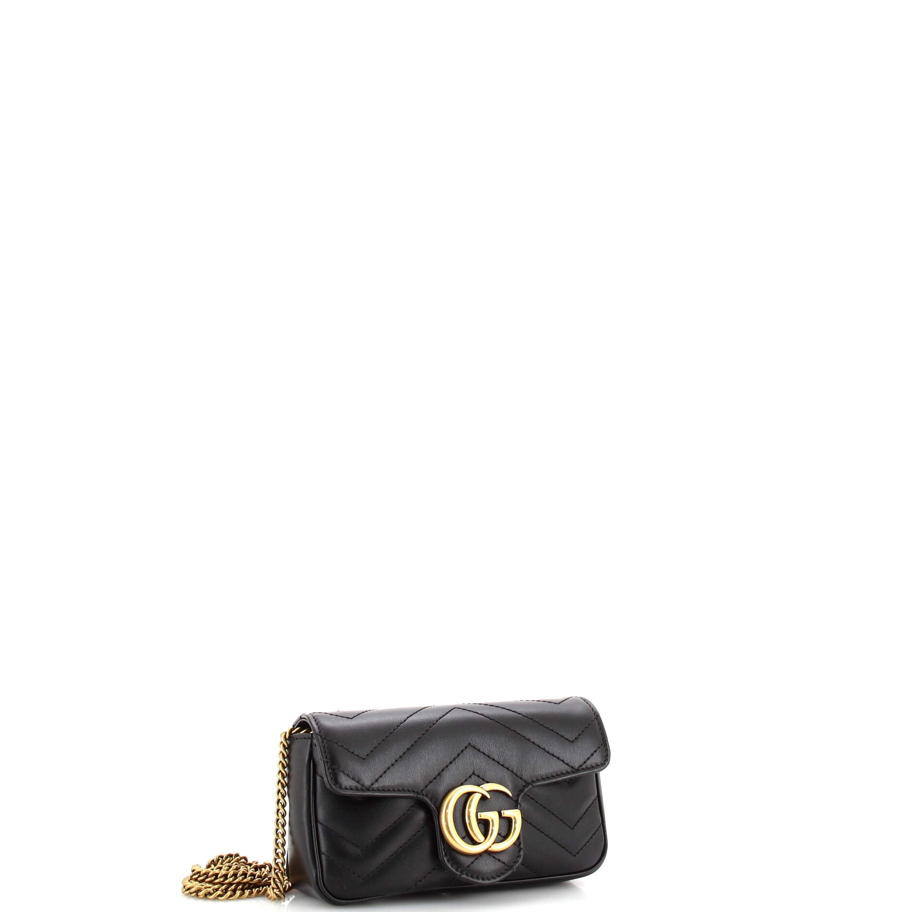 GG Marmont Flap Bag Matelasse Leather Super Mini
