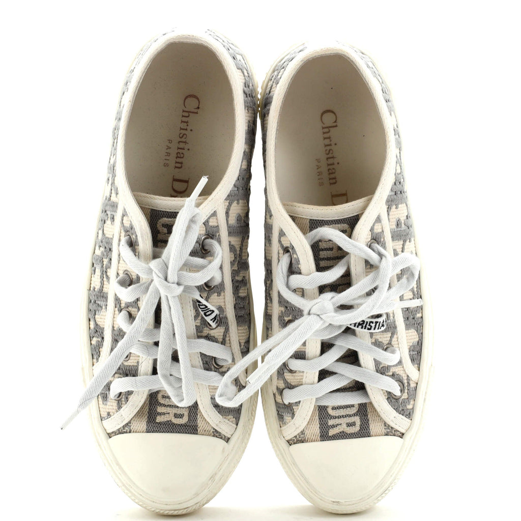 Women's Walk'N'Dior Sneakers Oblique Canvas